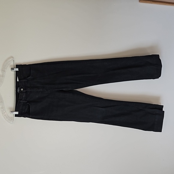NYDJ black jeans cotton/spandex stretch size 2 Made in USA - Picture 1 of 4